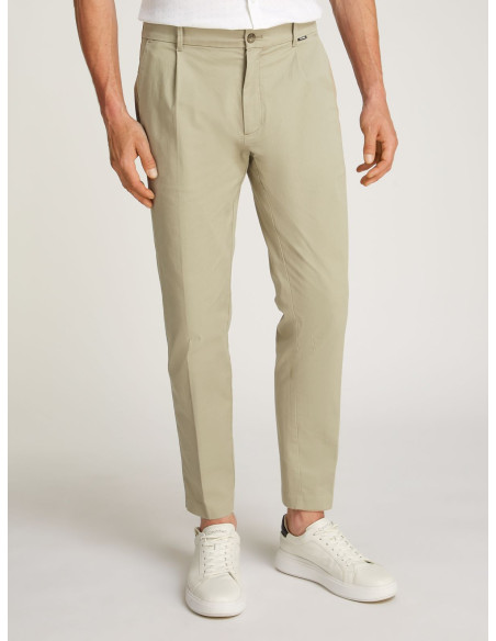 შარვალი CALVIN KLEIN - MODERN TWILL TAPERED PLEAT PANTS