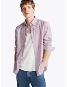 პერანგი Tommy Hilfiger - FLEX POPLIN CLASSIC STP RF SHIRT