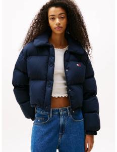 ქურთუკი Tommy Jeans - TJW CRP BADGE COLLAR DOWN PUFFER