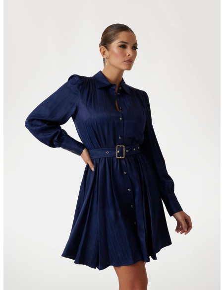 კაბა GUESS - STELLA FLARED DRESS