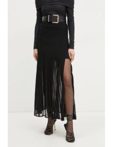 ქვედაბოლო GUESS - BESSIE PLEATED LONG SKIRT SWTR