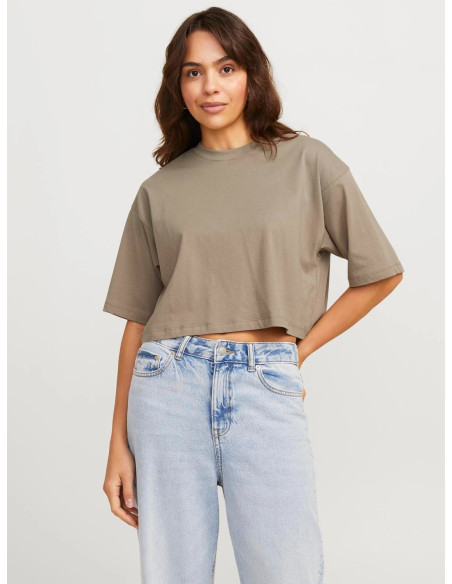 მაისურები JJXX - JXANDREA LOOSE SS CROPPED TEE JRS NOOS