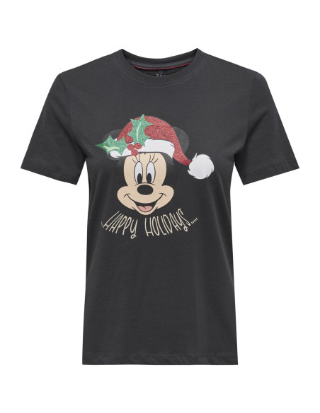 მაისურები ONLY - ONLMICKEY LIFE REG S/S TOP BOX XMAS JRS