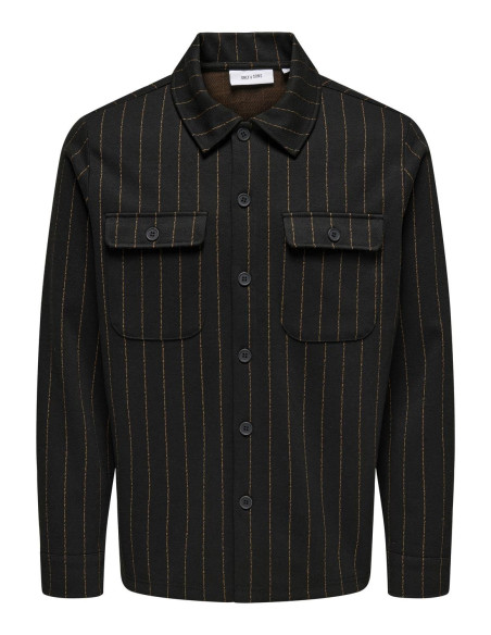 პერანგი ONLY & SONS - ONSKODYL PINSTRIPE OVERSHIRT