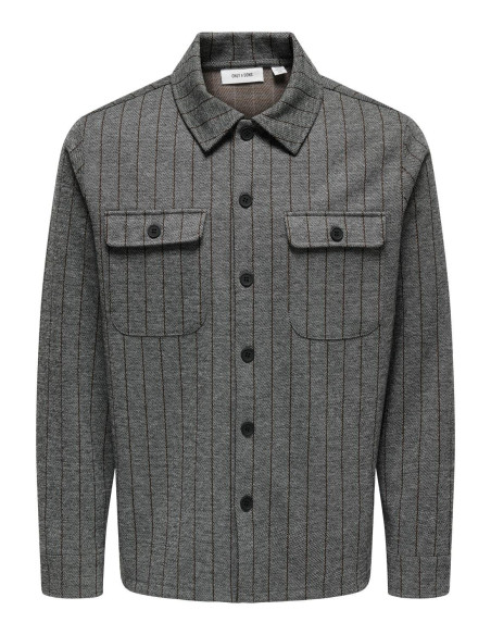 პერანგი ONLY & SONS - ONSKODYL PINSTRIPE OVERSHIRT