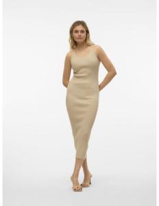 კაბა Vero Moda - VMJUNIPER SL O-NECK 7/8 KNIT DRESS VMA