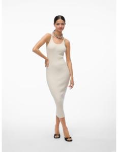 კაბა Vero Moda - VMJUNIPER SL O-NECK 7/8 KNIT DRESS VMA