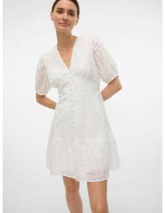 კაბა Vero Moda - VMNOALIA 2/4 V-NECK SHORT DRESS VMA