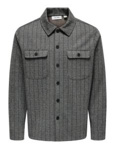 პერანგი ONLY & SONS - ONSKODYL PINSTRIPE OVERSHIRT