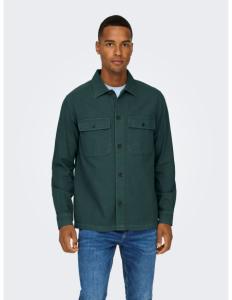 პერანგი ONLY & SONS - ONSOLIVER TWILL OVERDYE OVERSHIRT BF
