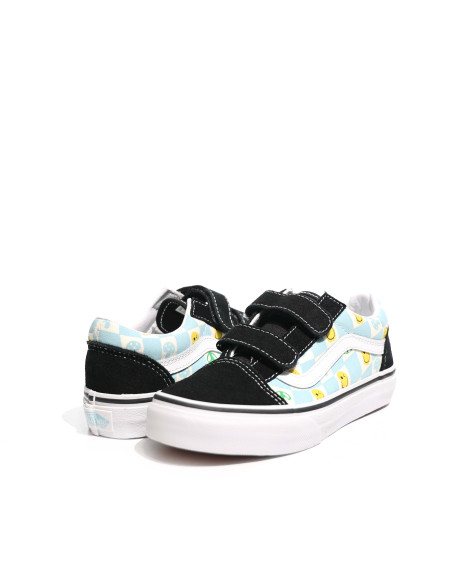 ბავშვის სპორტული ფეხსაცმელი VANS - Vans Uy Old Skool V Melted Check Black