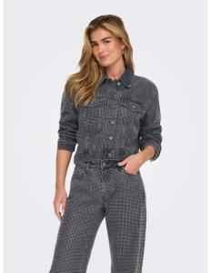 ქურთუკი ONLY - ONLHUDSON LS DECO DNM JACKET RED CRO