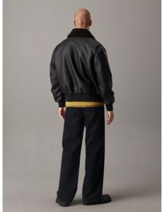 კაცის ქურთუკი CALVIN KLEIN - FAUX LEATHER AVIATOR