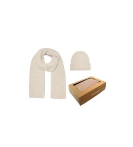 ქალის ქუდი Vero Moda - VMGILA RIB BEANIE-SCARF GIFTBOX