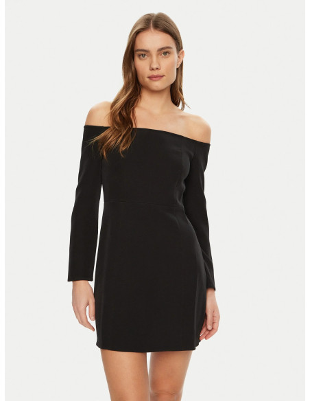 კაბა CALVIN KLEIN - BARDOT WOVEN DRESS