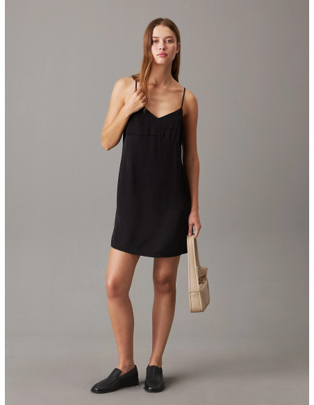 კაბა CALVIN KLEIN - BUSTIER SEAM SATIN DRESS