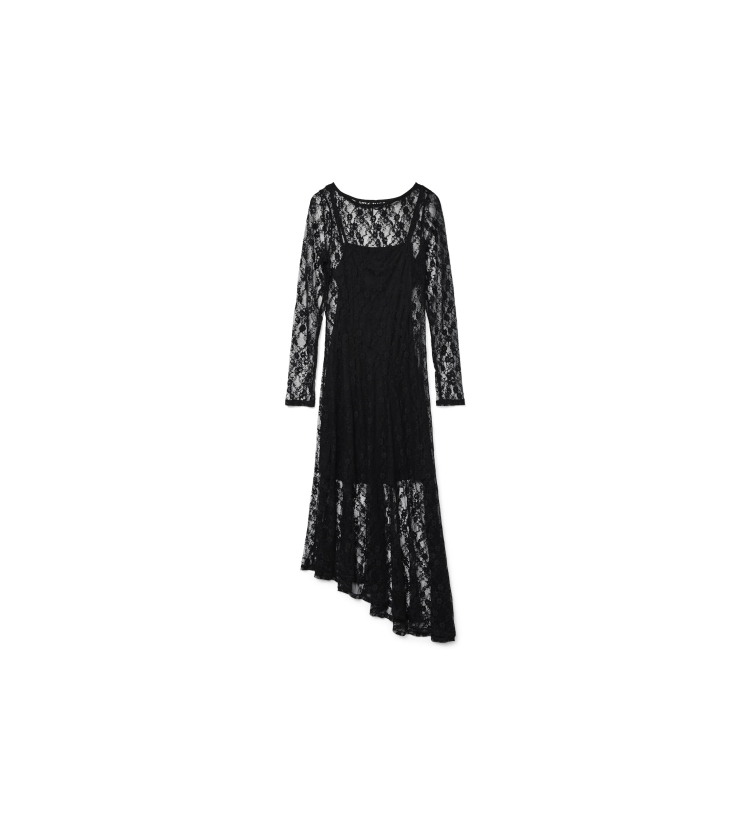 კაბა Vero Moda - VMBROOKE LS LONG DRESS JRS FAW EXP