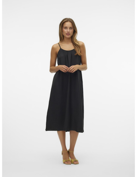 კაბა Vero Moda - VMMELANEY CALF DRESS WVN SB4 GA