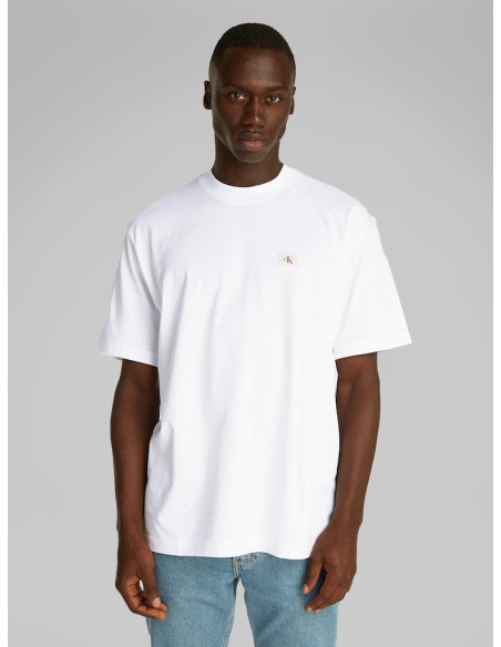 მაისური CALVIN KLEIN - WOVEN LABEL RELAXED TEE