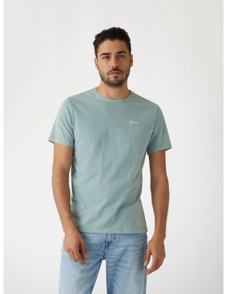 მაისური GUESS - SS CN LASERED AOP TEE