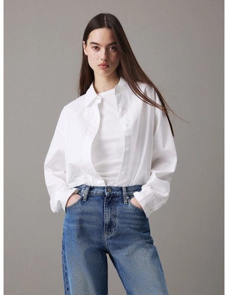 პერანგი CALVIN KLEIN - LONG OXFORD LS SHIRT