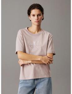 მაისურები CALVIN KLEIN - EMBROIDERED MONOLOGO TEE