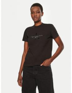 მაისურები CALVIN KLEIN - GLOSSY MONOLOGO REGULAR TEE