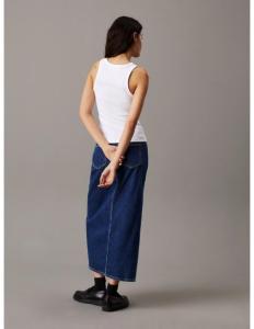 მაისურები CALVIN KLEIN - WOVEN LABEL RIB TANK TOP