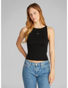 მაისურები CALVIN KLEIN - WOVEN LABEL SWEATER TOP