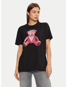მაისურები GUESS - SS PINK BEAR NEW CREW TEE