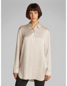 პერანგი CALVIN KLEIN - SATIN LONG SLEEVE TOP