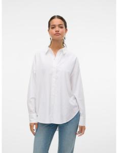 პერანგი Vero Moda - VMFANNI LS SHIRT WVN GA NOOS