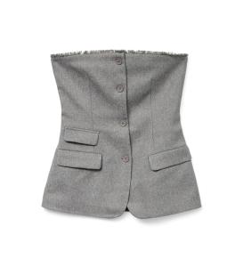 პიჯაკი Vero Moda - VMESTHER BANDEAU WAISTCOAT