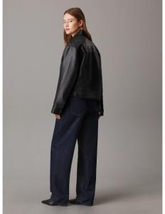 ქურთუკი CALVIN KLEIN - FAUX LEATHER ZIPPED JACKET