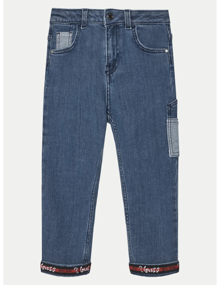 ბავშვის ჯინსი GUESS - COMFORT DENIM OVERSIZE PANT