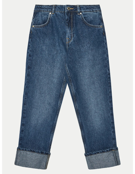 ბავშვის ჯინსი GUESS - DENIM LUREX STRAIGHT PANTS