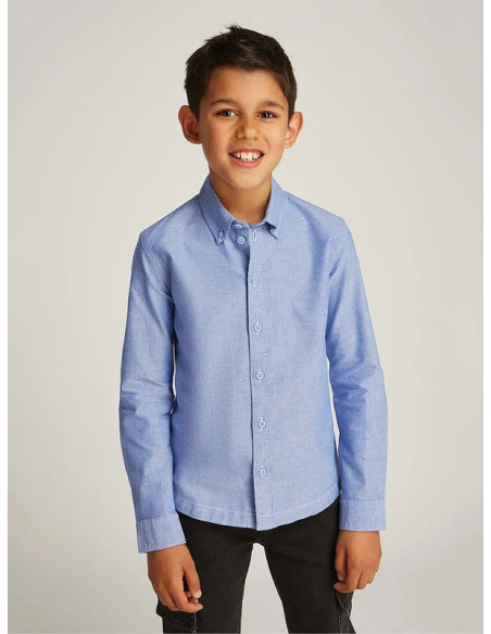 ბავშვის პერანგი/ბლუზი CALVIN KLEIN - RELAXED CHECKED SWEATER