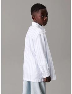 ბავშვის პერანგი/ბლუზი CALVIN KLEIN - STRIPED OXFORD SHIRT