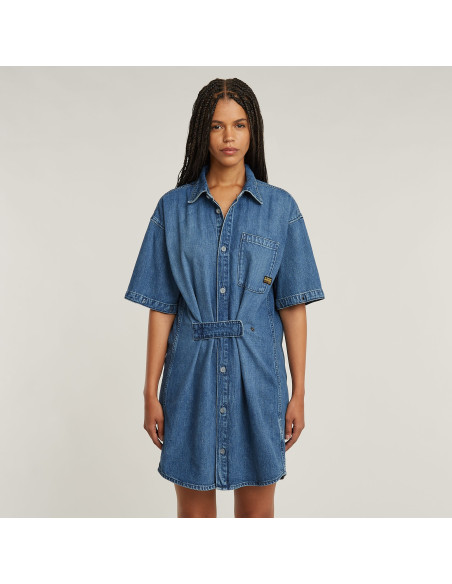 კაბა G-Star Raw - Modular shirt dress l\s wmn