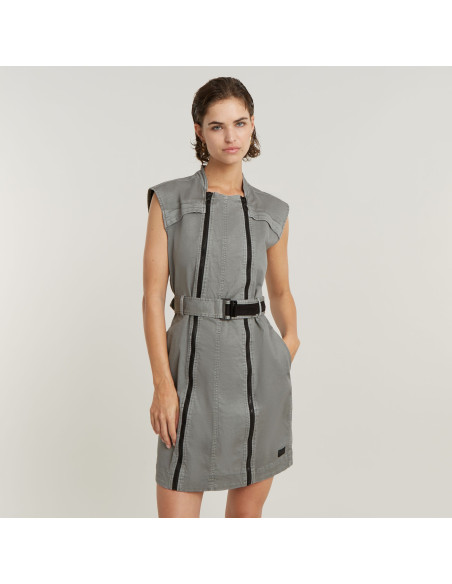 კაბა G-Star Raw - Multi Zip Dress Wmn