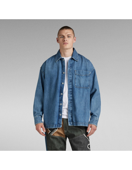 პერანგი G-Star Raw - Boxy Fit shirt l\s