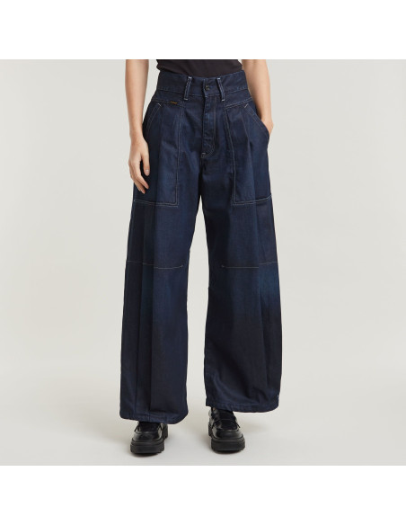 ქალის ჯინსი G-Star Raw - Pleated Pant Wmn