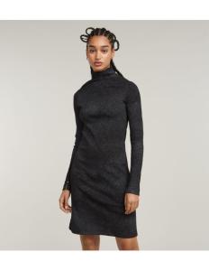კაბა G-Star Raw - Coated rib dress wmn