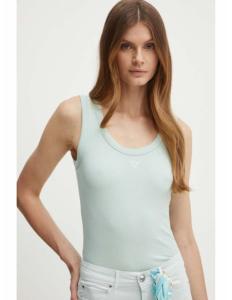 მაისურები GUESS - SL TRIANGLE BLING RIB TANK