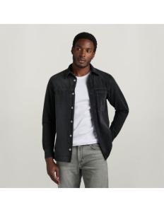 პერანგი G-Star Raw - 1-pocket Regular Denim shirt l\s