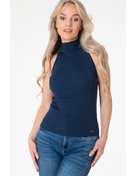 პერანგი GUESS - BLAIRE HALTER NECK SL SWTR
