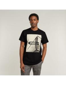 მაისური G-Star Raw - HQ oldskool logo lash r t