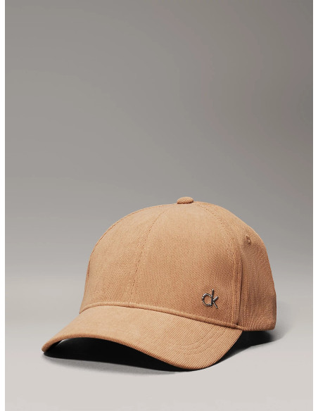 ქალის კეპი CALVIN KLEIN - CORDUROY COTTON CAP