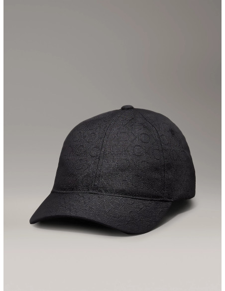ქალის კეპი CALVIN KLEIN - MONOGRAM JACQUARD CAP