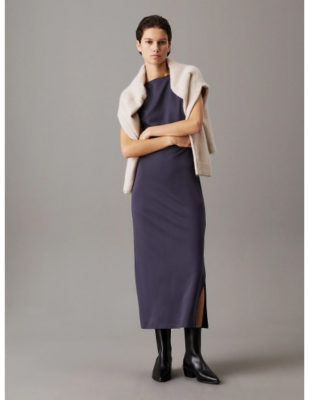 კაბა CALVIN KLEIN - LONG MILANO DRESS